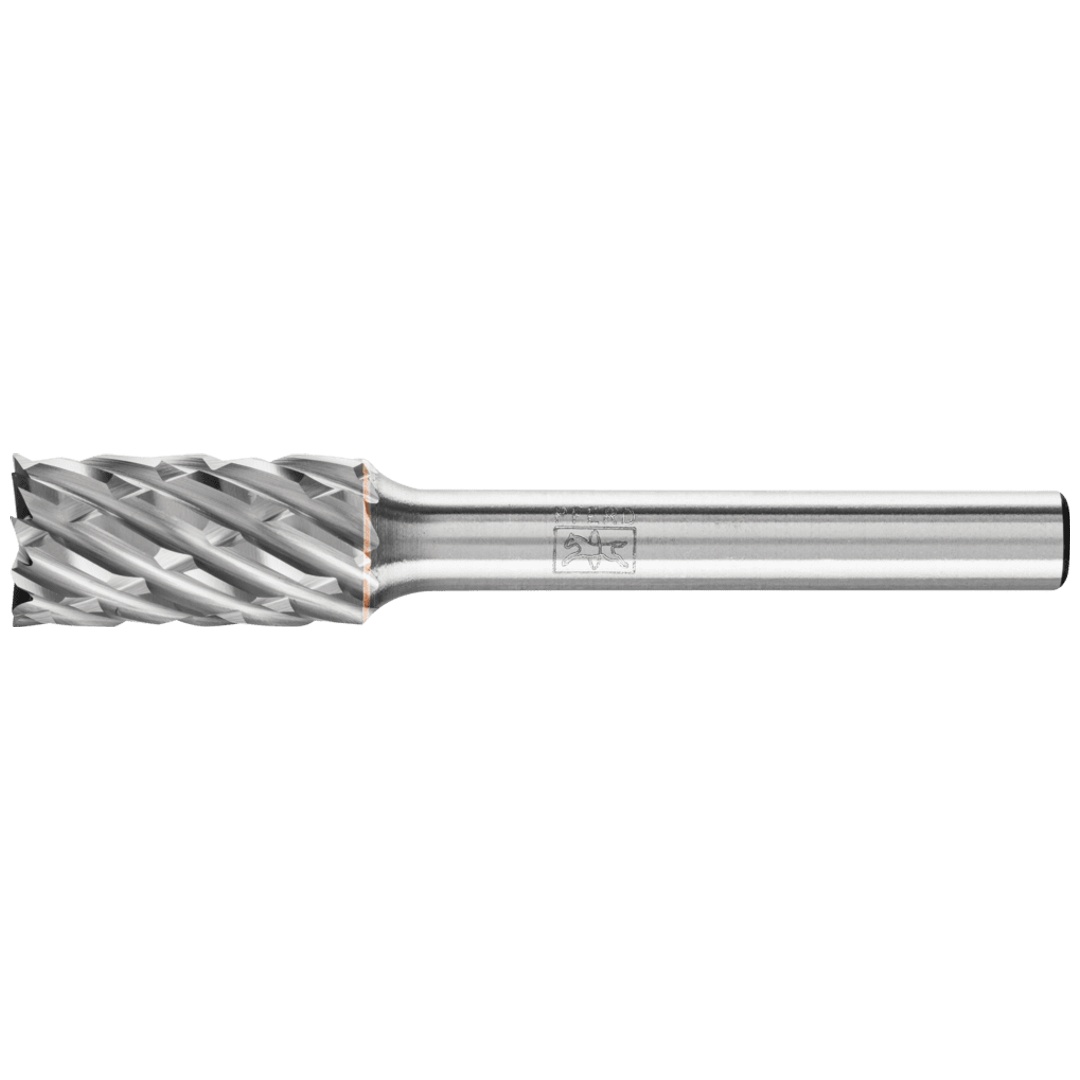 PFERD TOOLS Hartmetall Hochleistungsfrässtift STEEL Zylinder ZYAS stirnverzahnt Ø 10x20mm Schaft-Ø 6mm Stahl