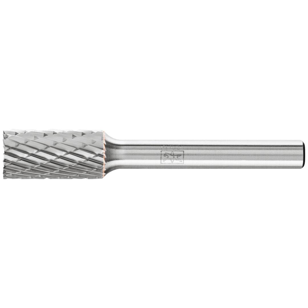 PFERD TOOLS Hartmetall Frässtift Zylinder ZYAS stirnverzahnt Ø 10x20mm Schaft-Ø 6mm Z3P universal mittel kreuzverzahnt