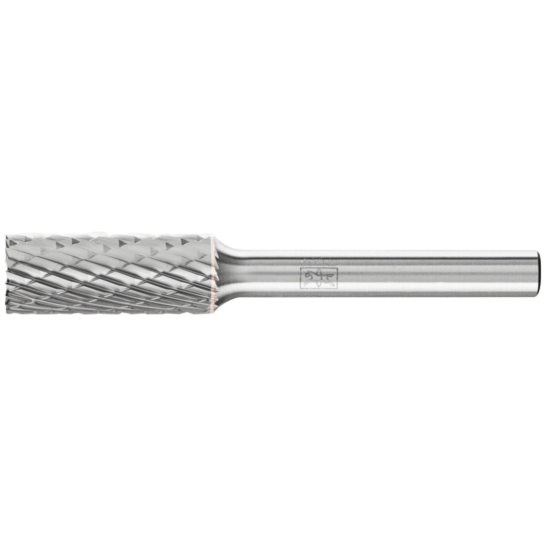 PFERD TOOLS Hartmetall Frässtift Zylinder ZYAS stirnverzahnt Ø 10x25mm Schaft-Ø 6mm Z3P universal mittel kreuzverzahnt