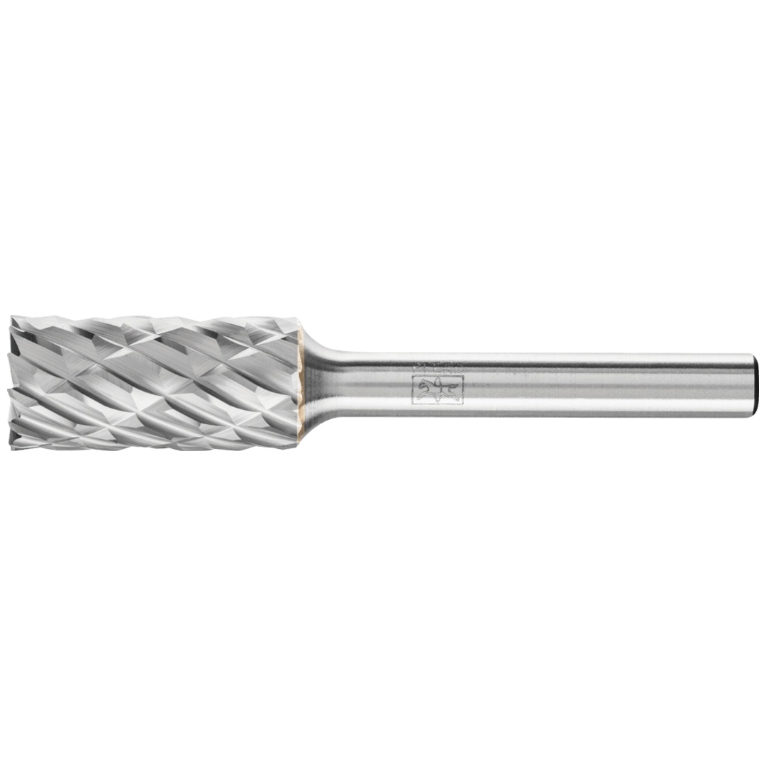 PFERD TOOLS Hartmetall Hochleistungsfrässtift CAST Zylinder ZYAS stirnverzahnt Ø 12x25mm Schaft-Ø 6mm für Gußeisen