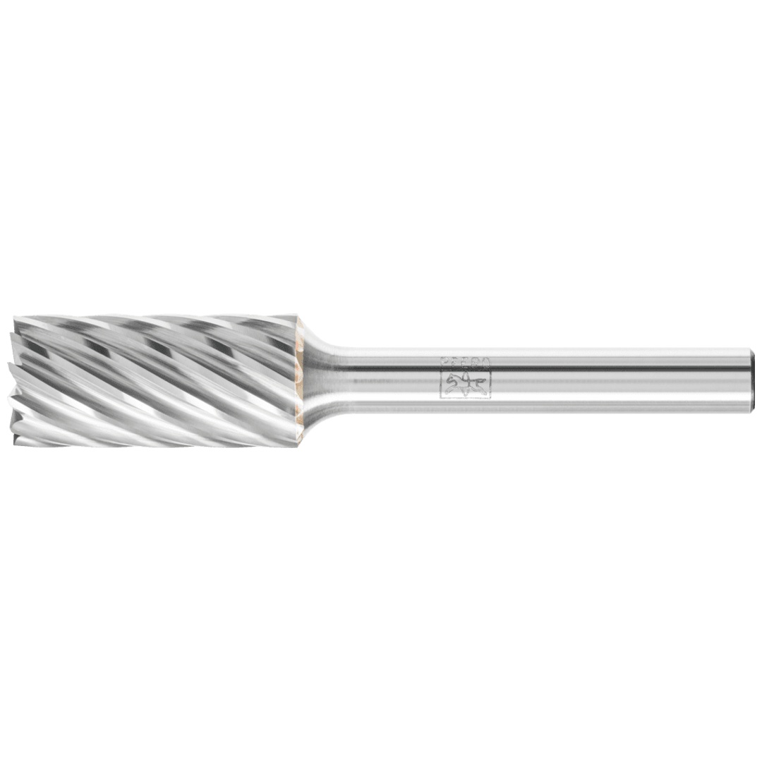 PFERD TOOLS Hartmetall Hochleistungsfrässtift INOX Zylinder ZYAS stirnverzahnt Ø 12x25mm Schaft-Ø 6mm Edelstahl