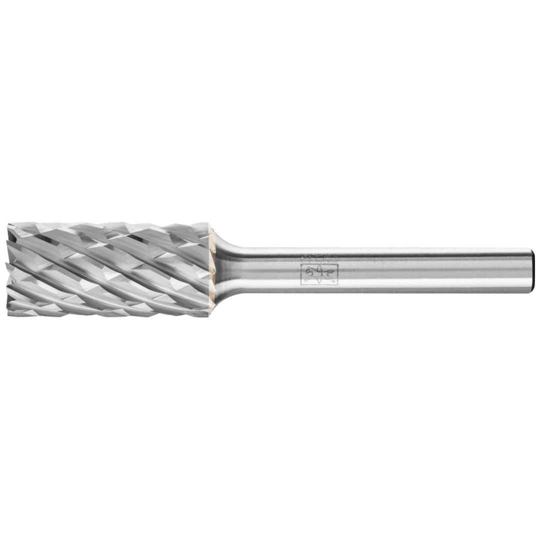 PFERD TOOLS Hartmetall Hochleistungsfrässtift STEEL Zylinder ZYAS stirnverzahnt Ø 12x25mm Schaft-Ø 6mm Stahl