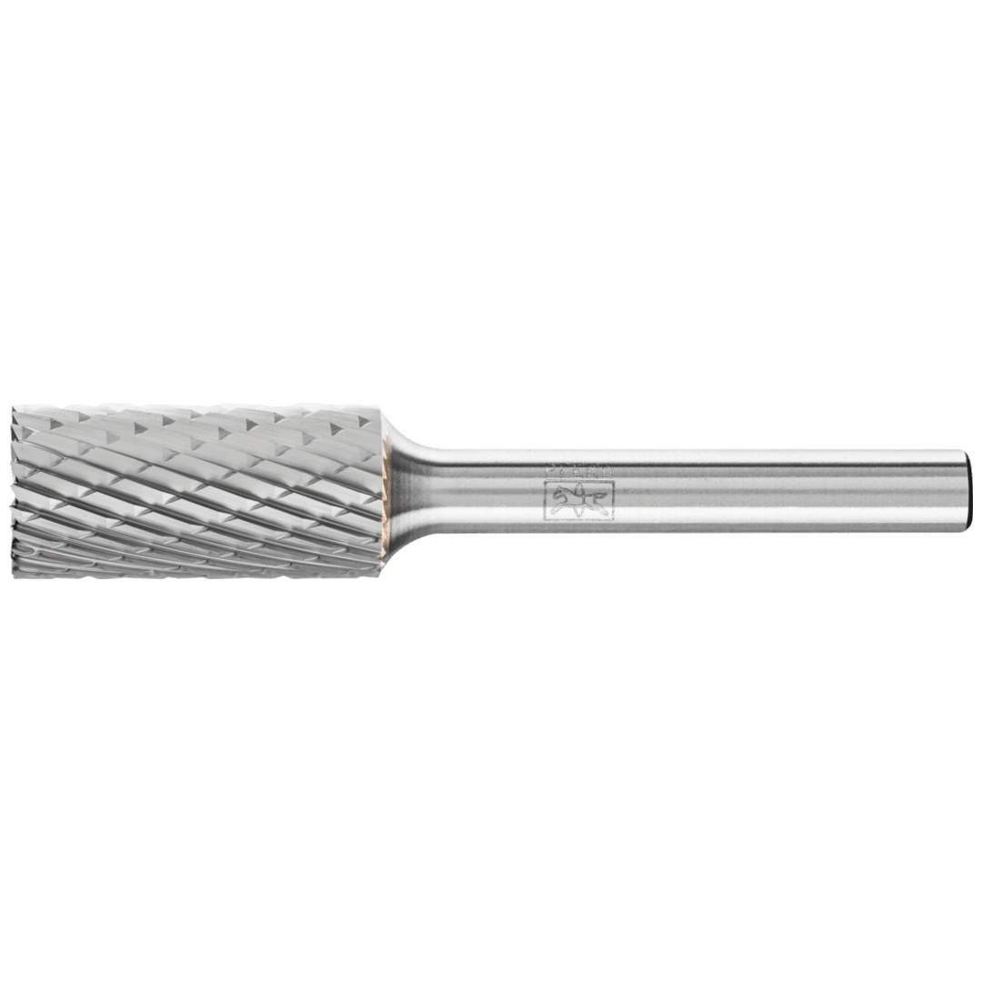 PFERD TOOLS Hartmetall Frässtift Zylinder ZYAS stirnverzahnt Ø 12x25mm Schaft-Ø 6mm Z3P universal mittel kreuzverzahnt