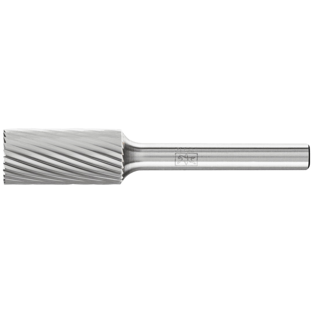 PFERD TOOLS Hartmetall Frässtift Zylinder ZYAS stirnverzahnt Ø 12x25 mm Schaft-Ø 6 mm Z3 universal mittel