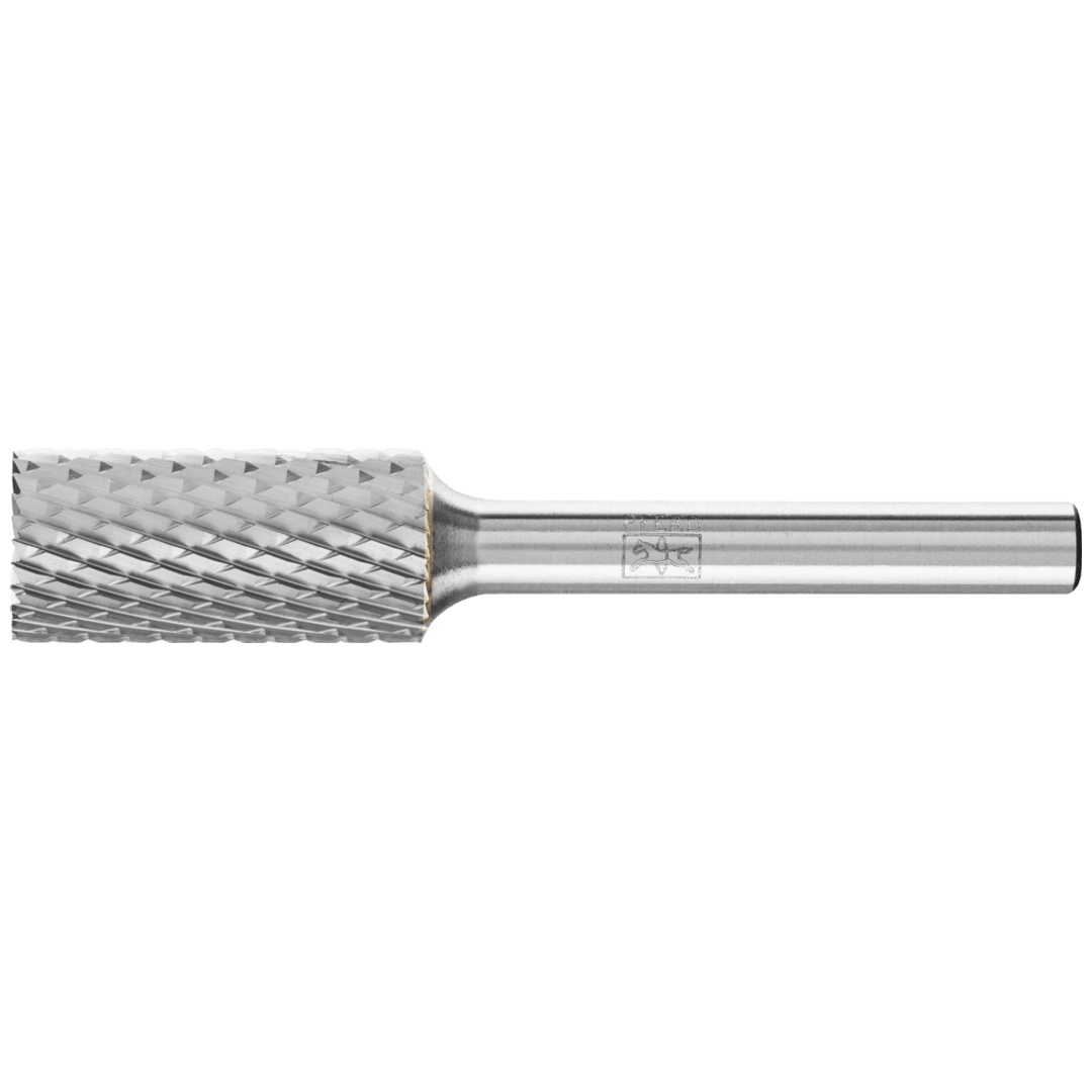 PFERD TOOLS Hartmetall Frässtift Zylinder ZYAS stirnverzahnt Ø 12x25mm Schaft-Ø 6mm Z4 universal mittel fein