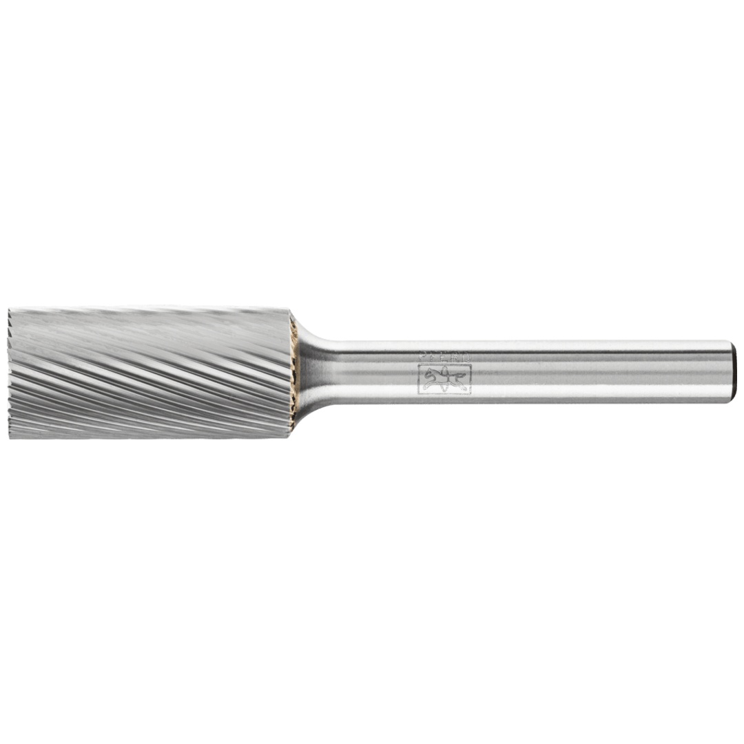 PFERD TOOLS Hartmetall Frässtift Zylinder ZYAS stirnverzahnt Ø 12x25 mm Schaft-Ø 6 mm Z5 universal fein