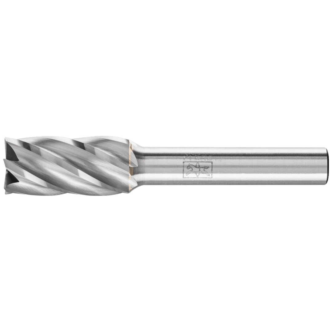 PFERD TOOLS Hartmetall Hochleistungsfrässtift ALU Zylinder ZYAS stirn Ø 12x25 mm Schaft-Ø 8 mm Alu/NE Metal