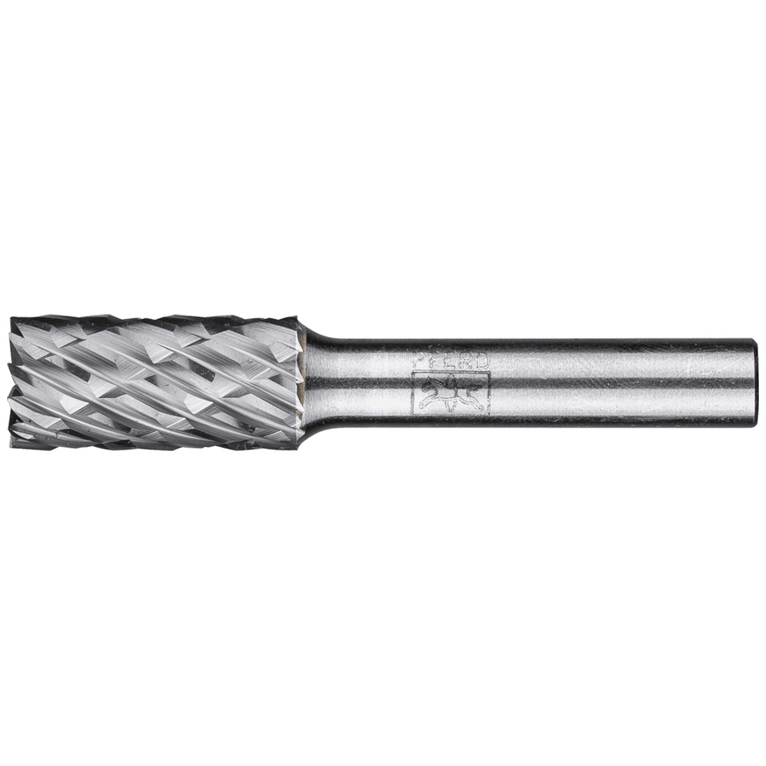 PFERD TOOLS Hartmetall Hochleistungsfrässtift CAST Zylinder ZYAS stirnverzahnt Ø 12x25mm Schaft-Ø 8mm für Gußeisen
