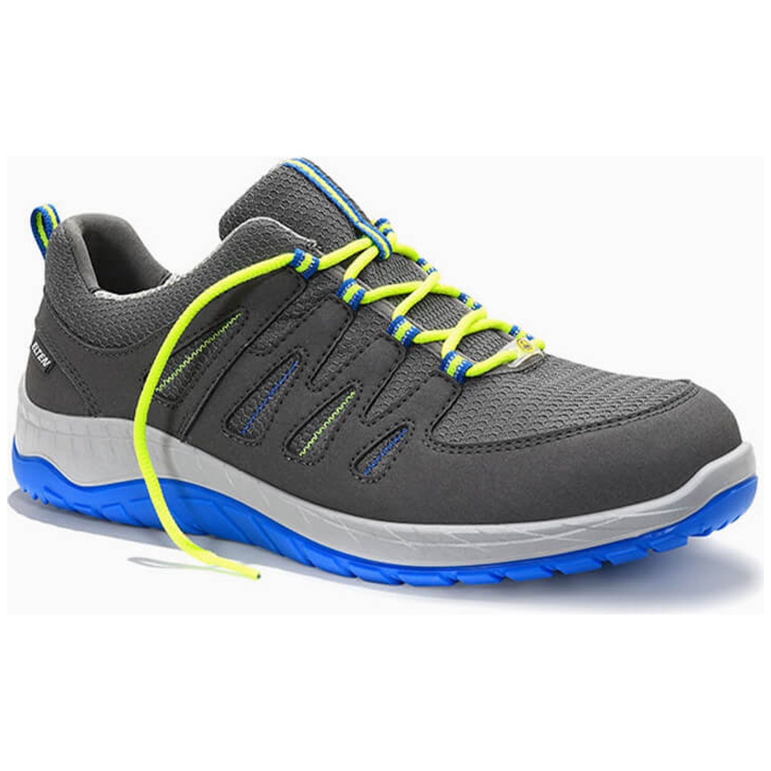 ELTEN Sicherheitshalbschuh MADDOX 729551 Low ESD S1PS Gr. 48 grau/blau