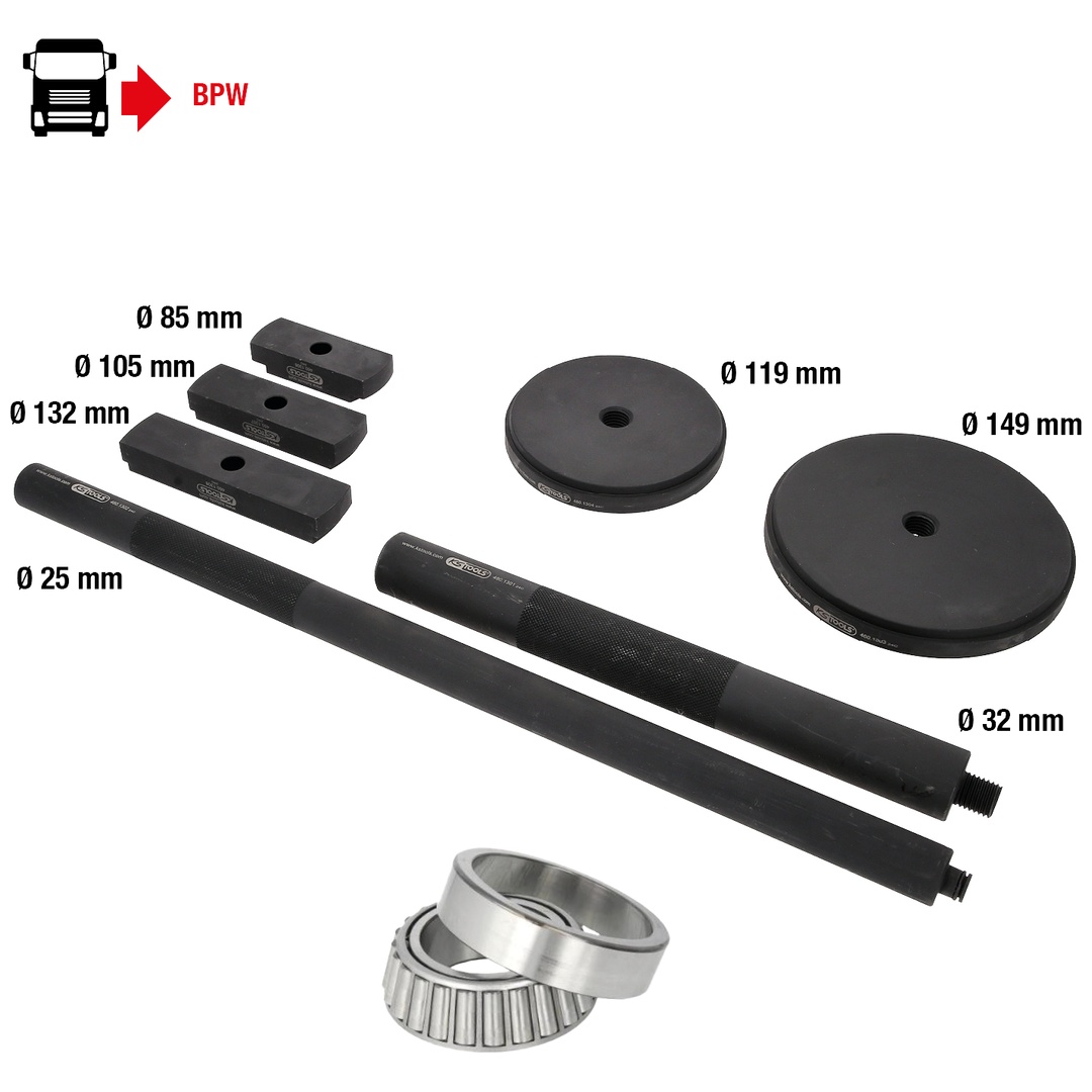 KS Tools Radlager-Werkzeug-Satz für BPW, 7-tlg