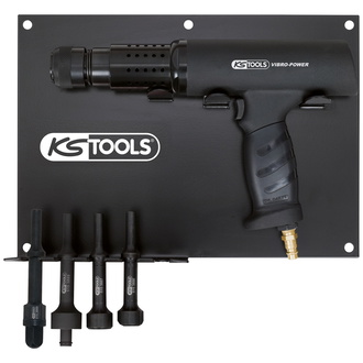 KS Tools Vibro-Power Druckluft-Meißelhammer-Satz, 6-tlg.