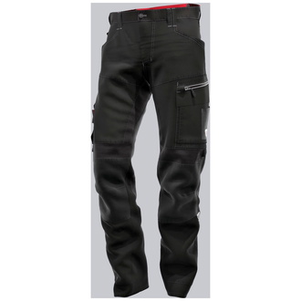 BP Leichte Hybrid-Arbeitsbundhose mit Kniepolstertaschen 1968 Gr. 46-normal schwarz