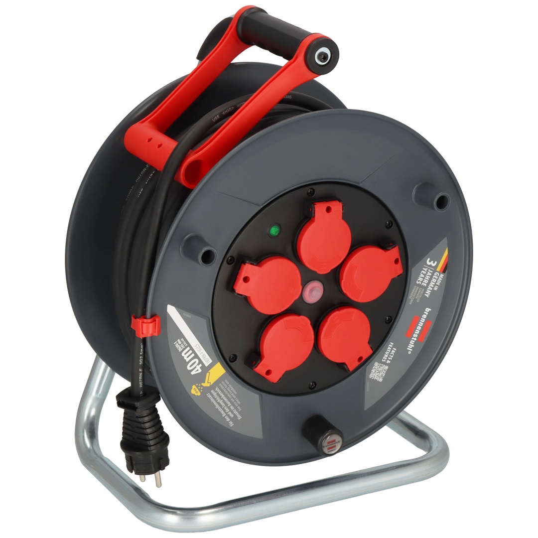 Brennenstuhl Professional Kabeltrommel 320 KU 4200 IP44, 40m H07RN-F 3G2,5