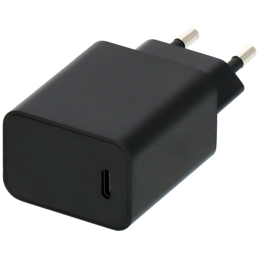 Brennenstuhl USB C Ladegerät 20W Power Delivery (Eurostecker, inklusive 1m USB C auf USB C Kabel, USB C Lade-Netzteil)