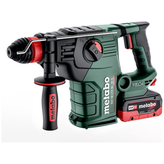 Metabo Akku-Kombihammer KH 18 LTX BL 35 Q , incl. 2x Akku LiHD 5,5 Ah, Ladegerät, Zubehör, metaBOX