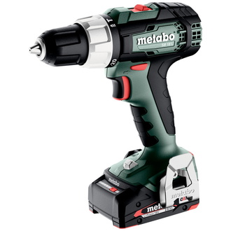 Metabo Akku-Schlagbohrschrauber SB 18 L, incl. 2x Akku 2 Ah, Ladegerät, Zubehör, metaBOX