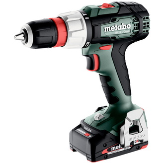 Metabo Akku-Schlagbohrschrauber SB 18 L Quick, incl. 2x Akku LiPower 2 Ah, Ladegerät, Zubehör, metaBOX