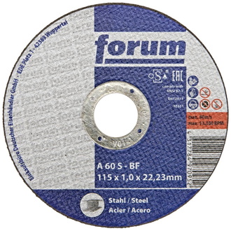 Forum Trennscheibe Stahl 115 x 1,0 mm, T41 gerade