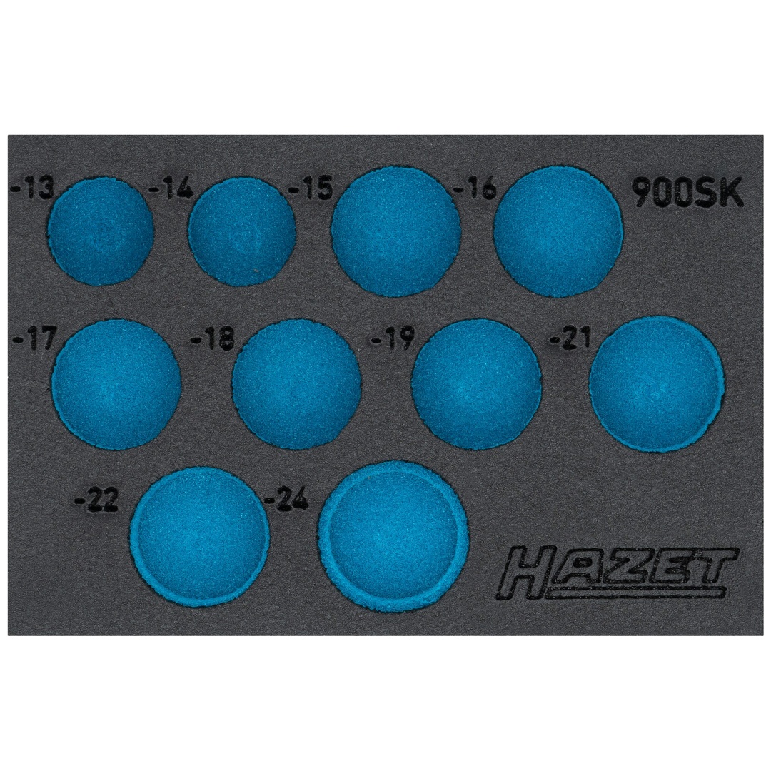 Hazet 2-Komponenten Weichschaumeinlage 163-591L, (LxB) 172 x 114 mm