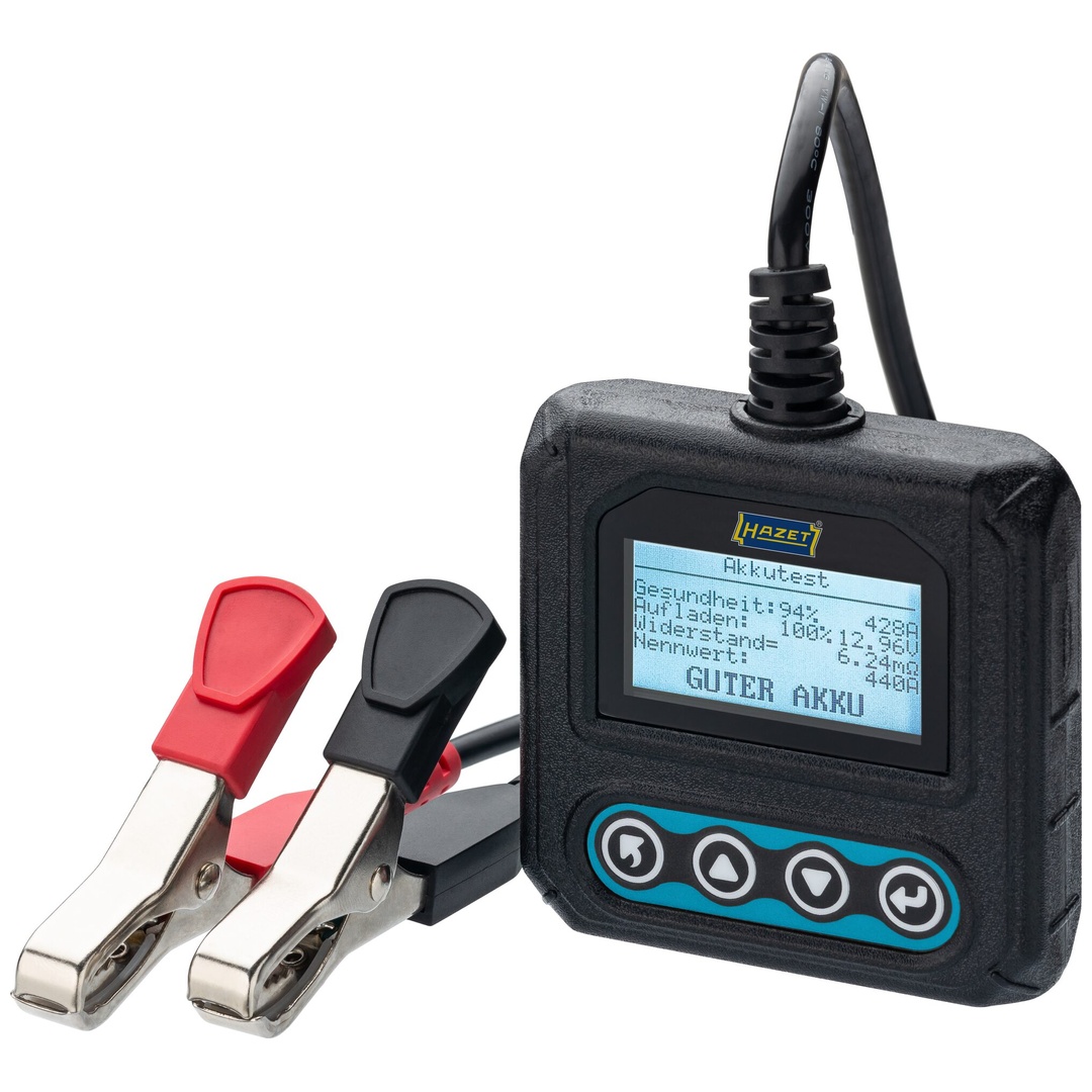 Hazet Batterietester, Mini, Mit QR-Code Funktion 4650-6
