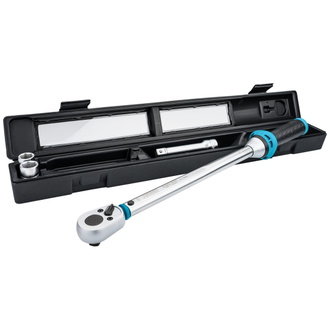 Hazet Drehmomentwerkzeug Satz 40 - 200 Nm, Genauigkeit: 3%, 1/2" (12,5 mm) Vierkant massiv, 4-tlg., 17, 19