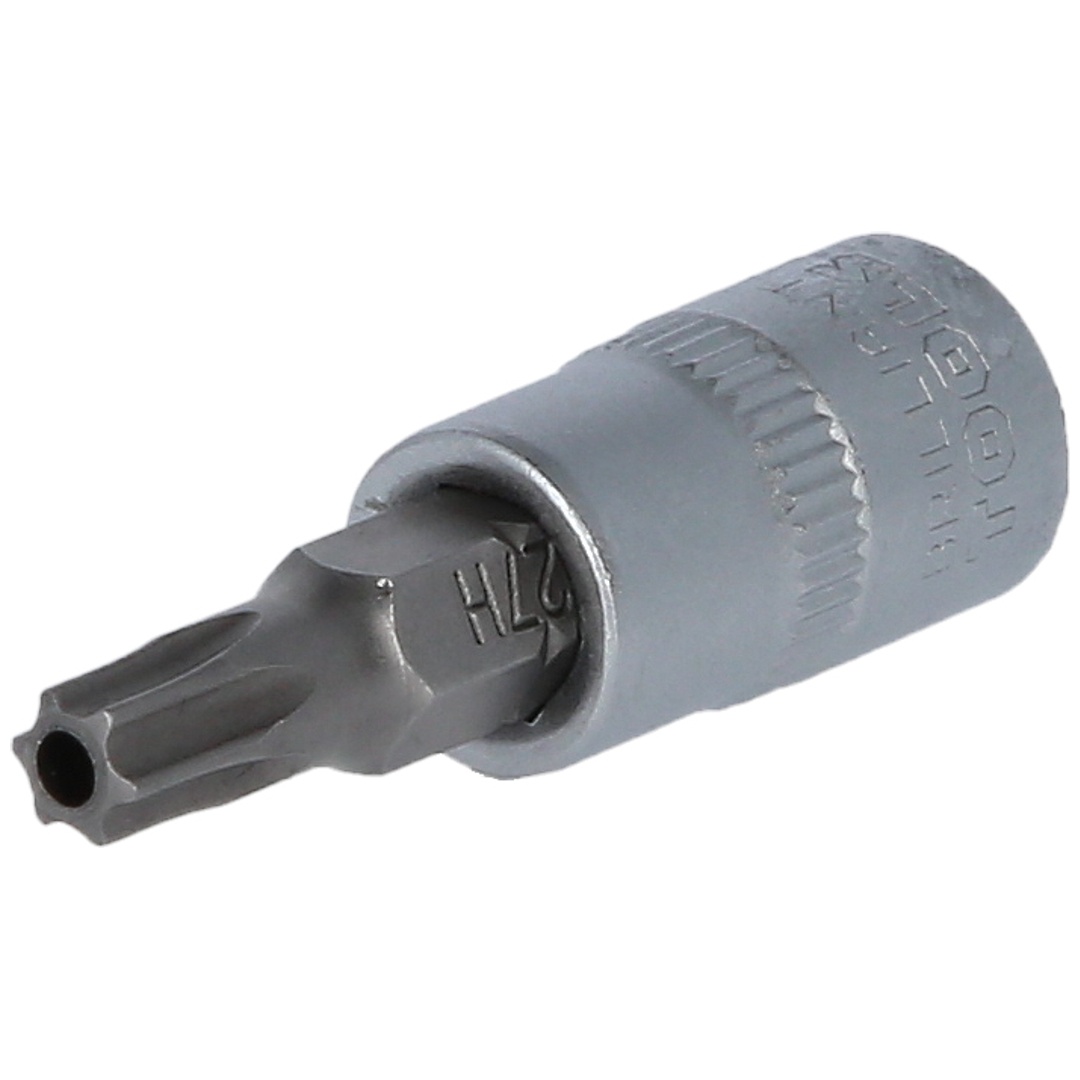 Brilliant Tools 1/4 TX-Bit-Stecknuss, mit Stirnlochbohrung, TB27