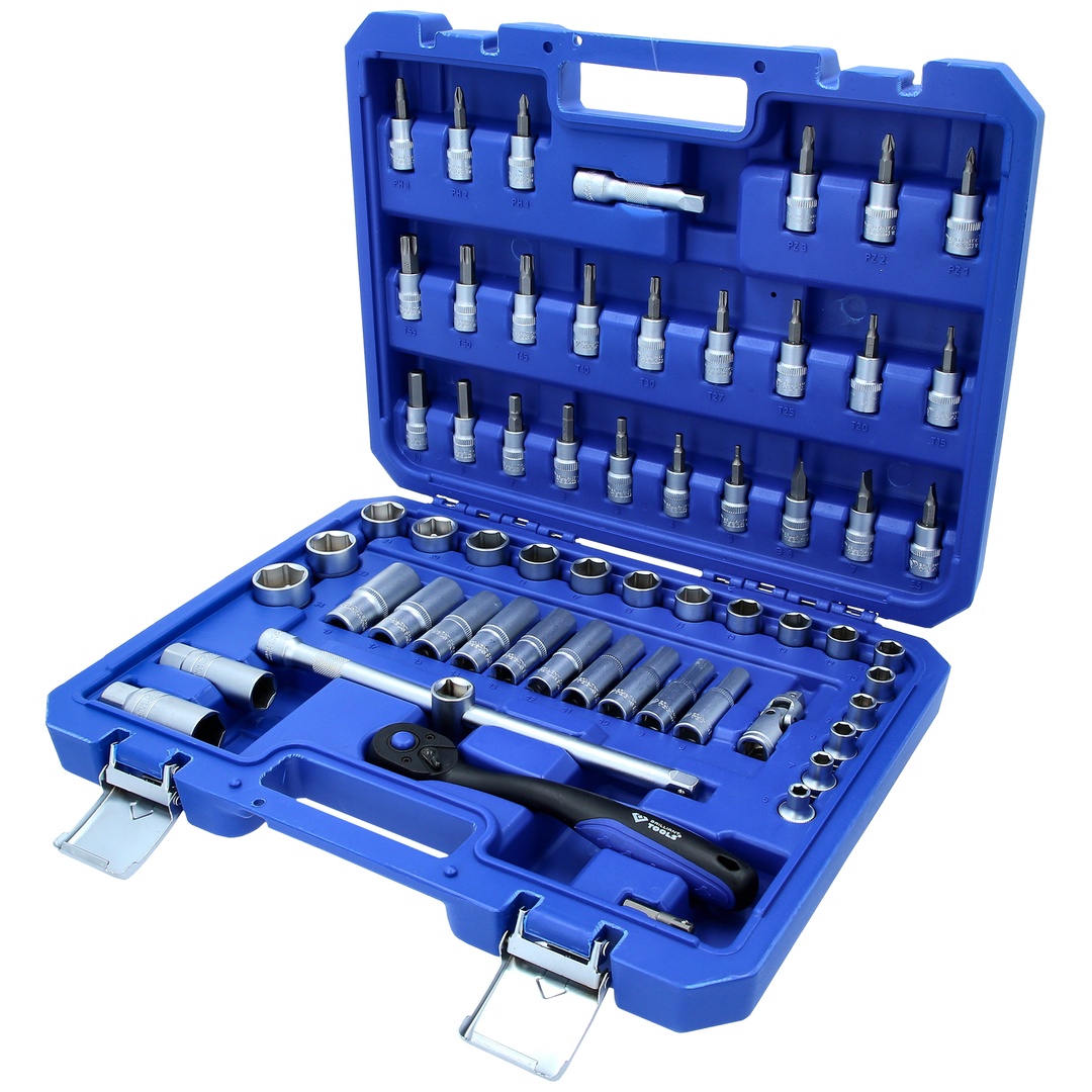 Brilliant Tools 3/8 Steckschlüssel-Satz, 61-tlg.