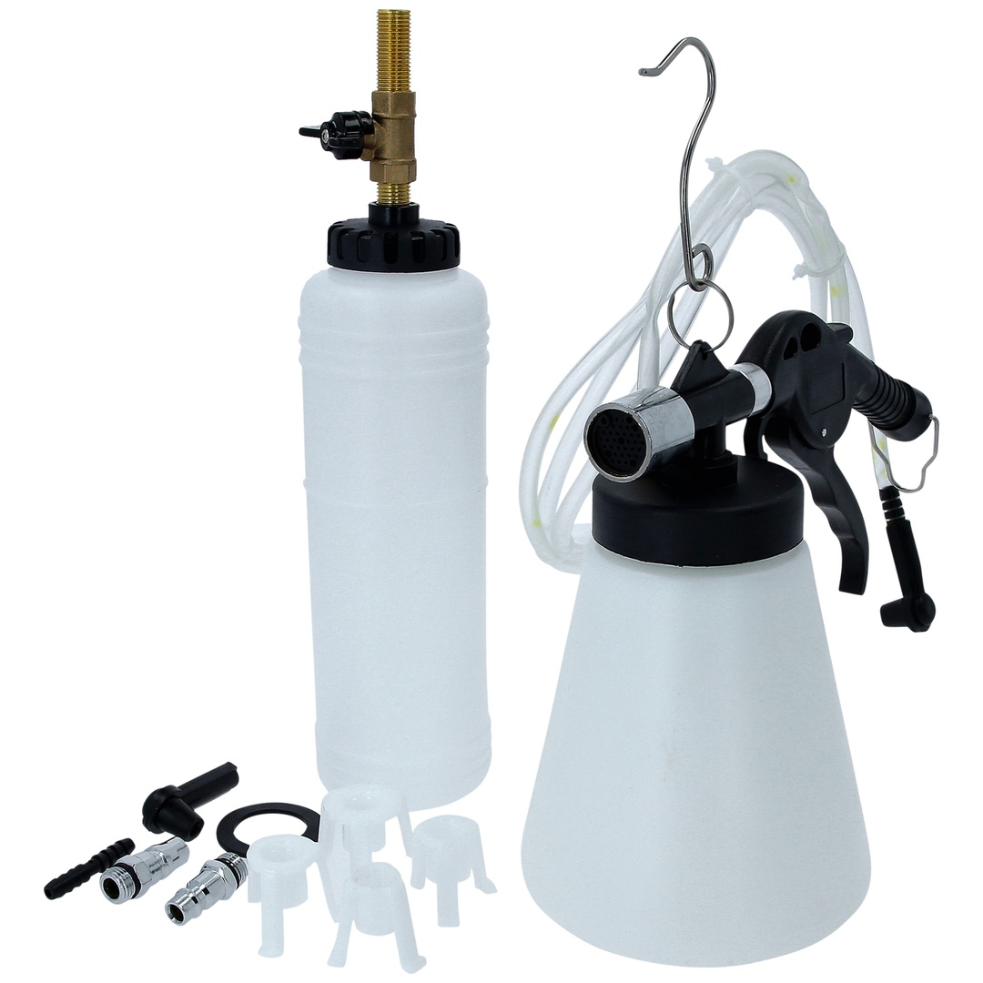 Brilliant Tools BT701200 Brake Bleeder Set 7-piece 1-Man Operation...