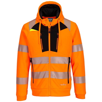 Portwest Warnschutz-Kapuzenjacke DX484-DX4 Hi-Vis Gr. 4XL orange/schwarz