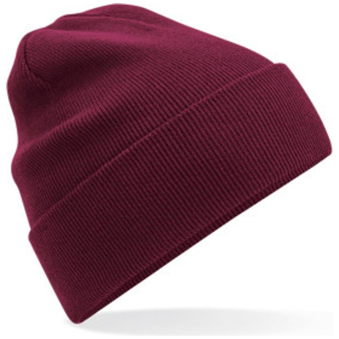 Beechfield Cotton Classics-53.045N Bio Strickmütze Gr. onesize burgundy