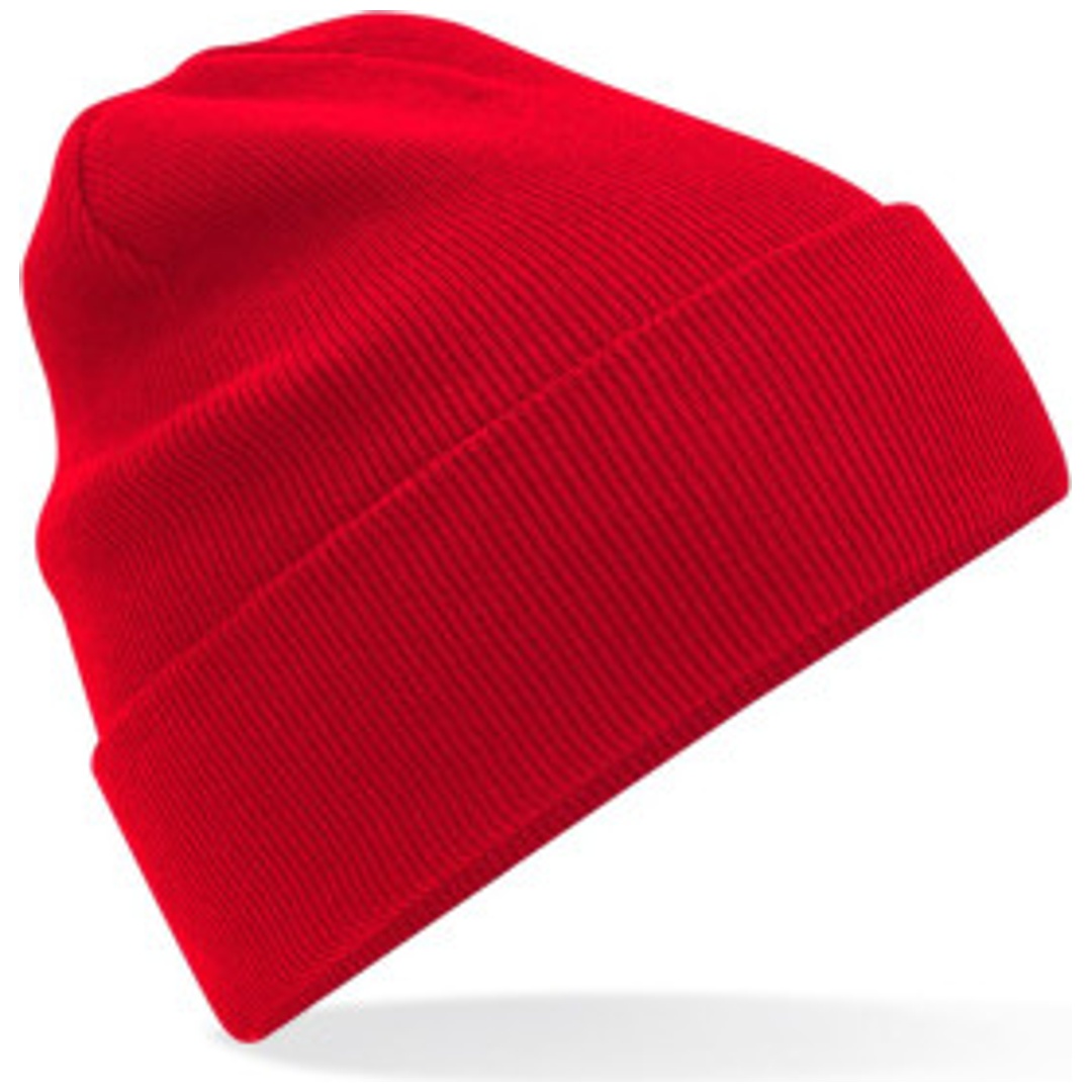 Beechfield Cotton Classics-53.045N Bio Strickmütze Gr. onesize classic red