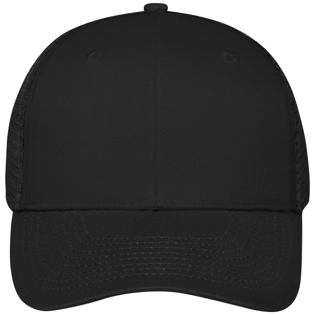 myrtle beach Trendiges 6 Panel Mesh Cap MB6239 aus Polycotton unisex black/black