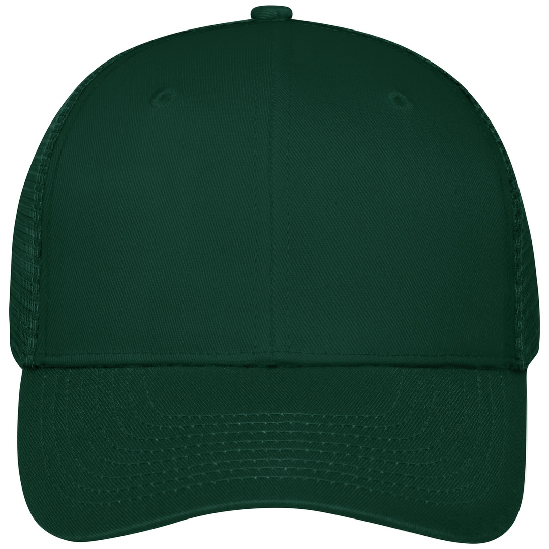 myrtle beach Trendiges 6 Panel Mesh Cap MB6239 aus Polycotton unisex dark-green/dark-green
