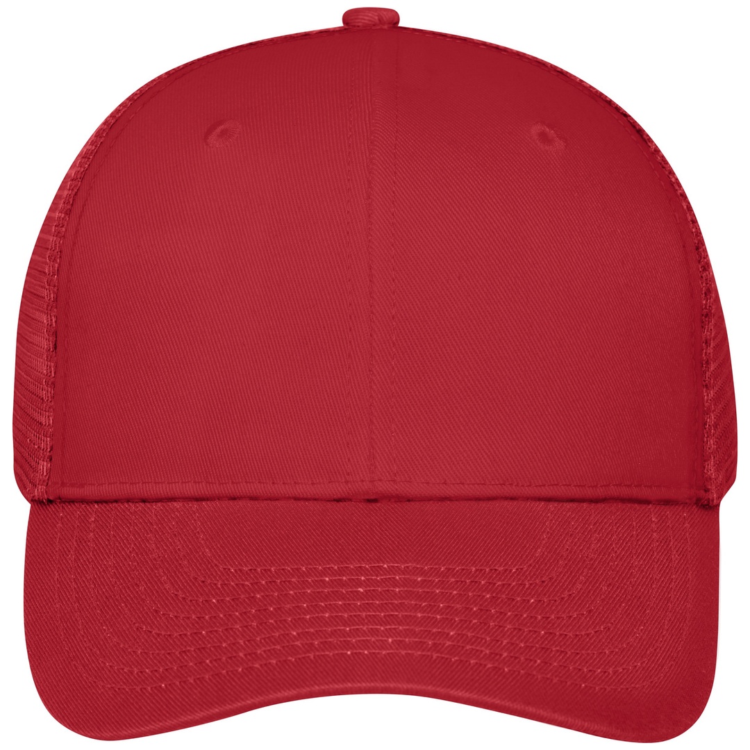 myrtle beach Trendiges 6 Panel Mesh Cap MB6239 aus Polycotton unisex red/red