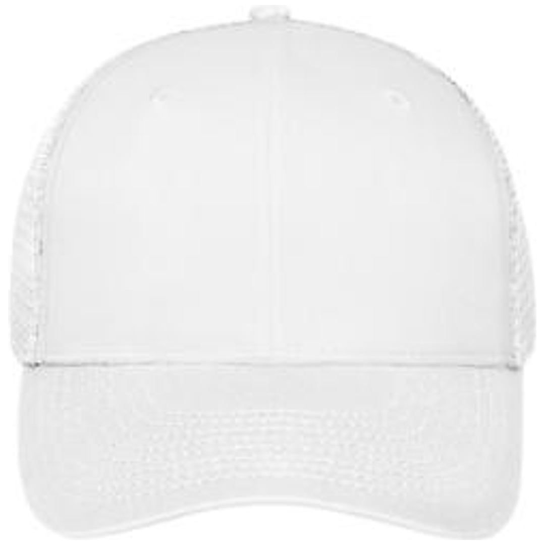 myrtle beach Trendiges 6 Panel Mesh Cap MB6239 aus Polycotton unisex white/white