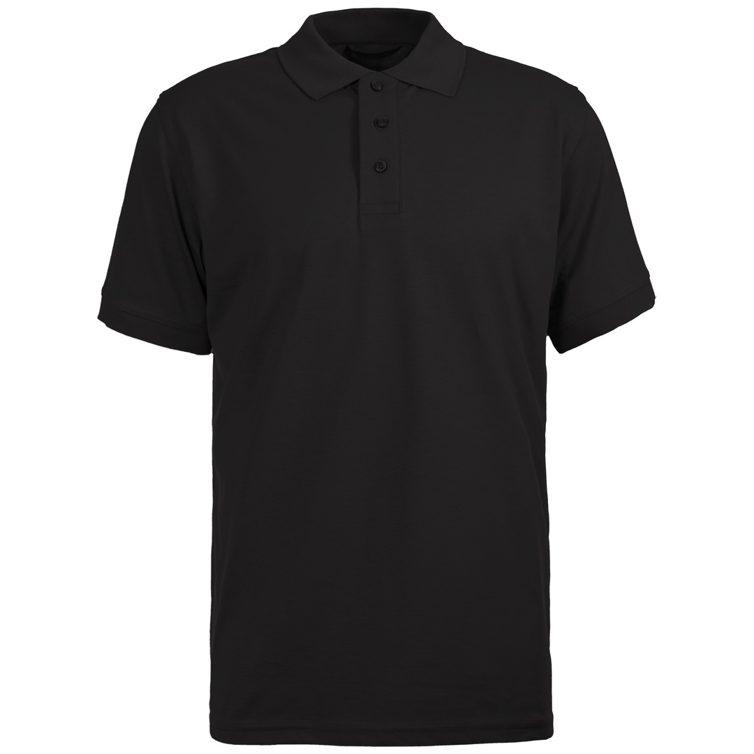 Leibwächter Polo-Shirt LWUT Gr. 6XL schwarz
