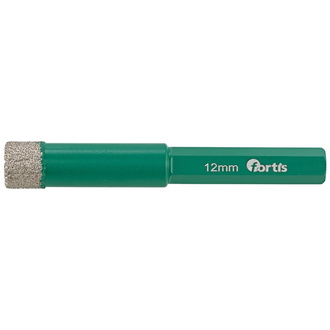 Fortis Diamantbohrer 12 x 65 mm, sechskant mit Kühlwachs