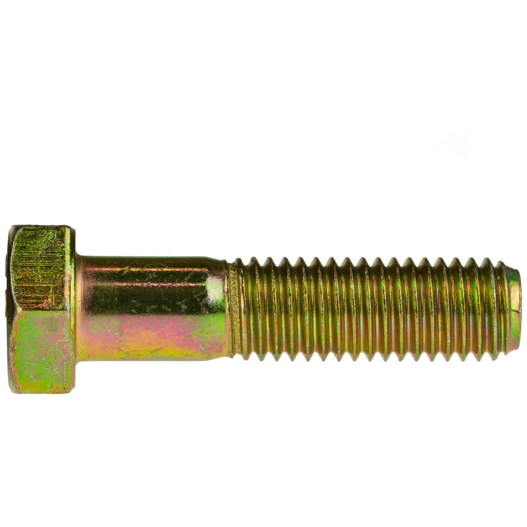 Reidl DIN 931 Sechskantschraube mit Schaft M 6 x 60 8.8 verzinkt gelb chrom.