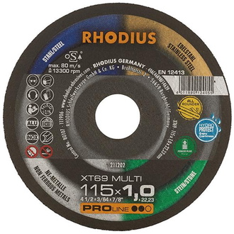 RHODIUS Trennscheibe XT69MULTIPRO115 x 1,0mm ger.