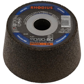 RHODIUS Schleiftopf NK 16 PRO 110/90 x 50 x 22,23mm P16