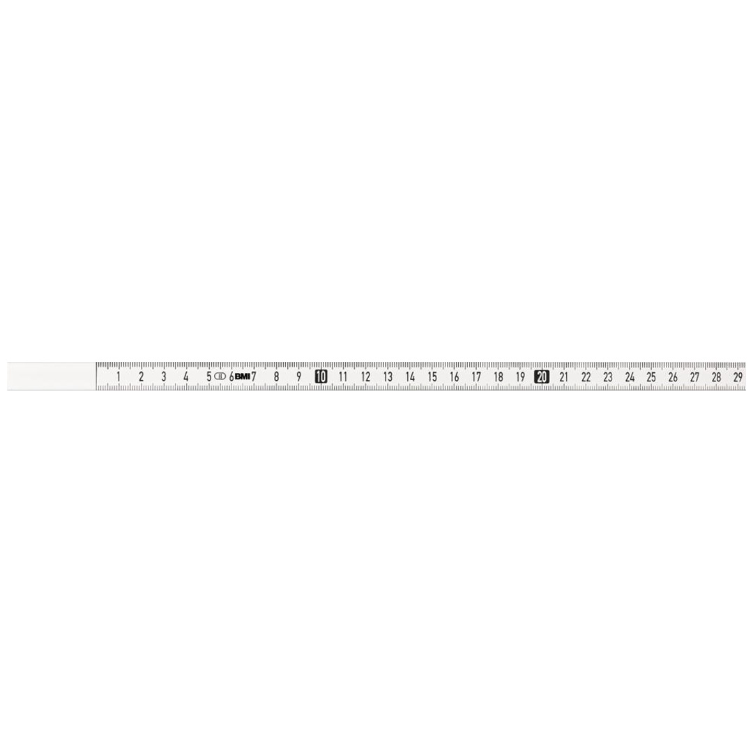 BMI Bandmaß selbstklebend 10mx13mm weiß links