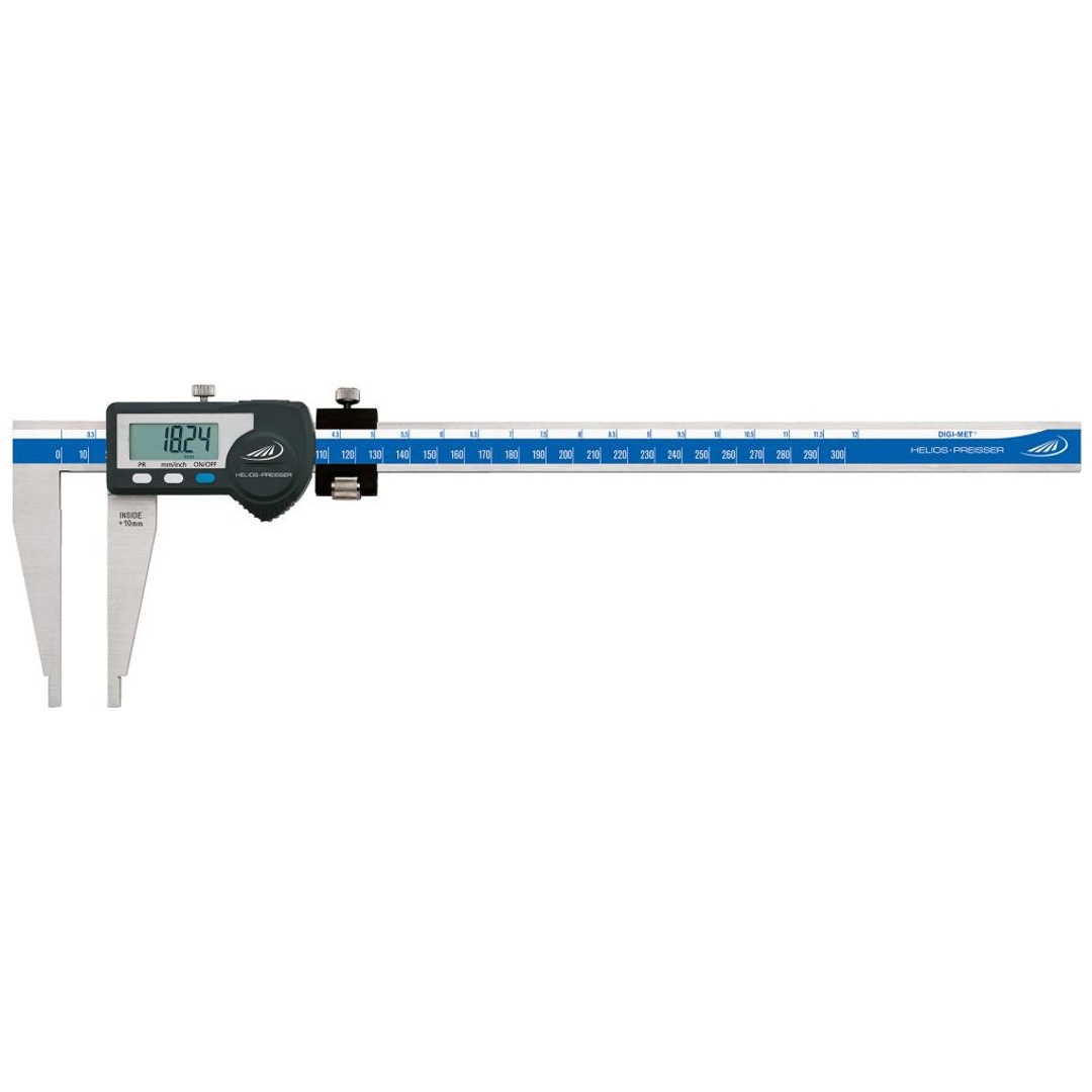HELIOS PREISSER Digital-Meßschieber 300 mm 300 mm ohne Spitzen mit Feineinstellung HP