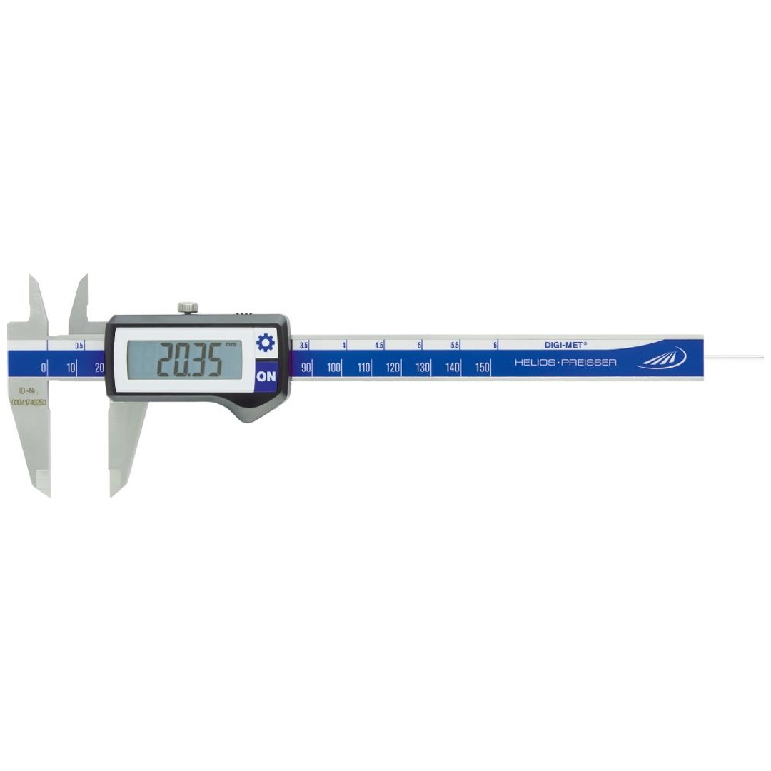 HELIOS PREISSER Digital-Taschenmeßschieber 150 mm ohneDaten.RT HP