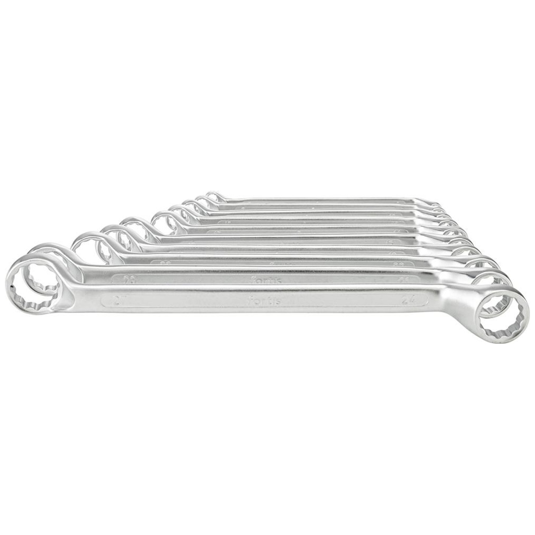 Fortis Doppelringschlüssel-Satz D838 10-tlg. 6-27 mm
