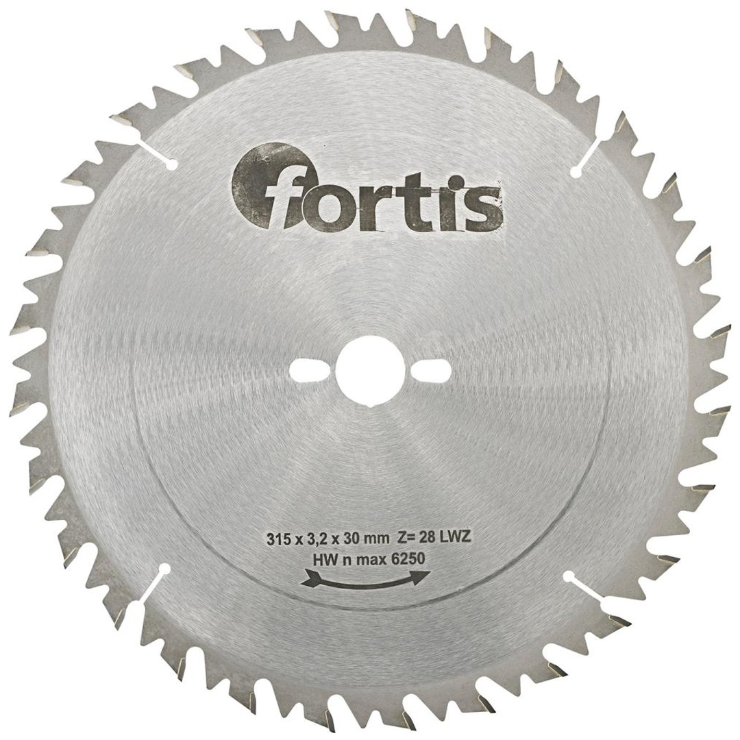 Fortis HW-Kreissägeblatt 315 x 3,2 x 30 mm Z28LWZ