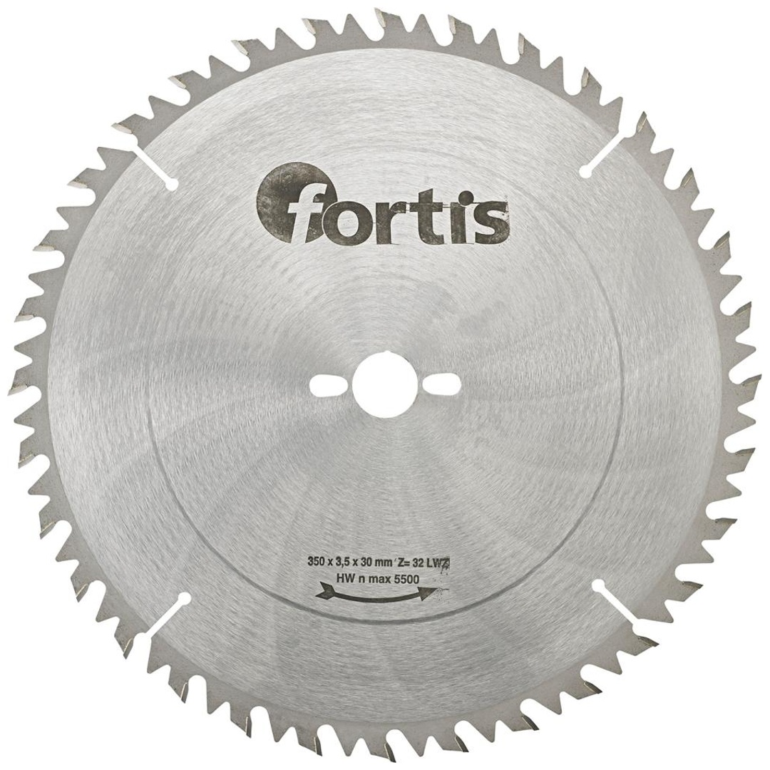 Fortis HW-Kreissägeblatt 350 x 3,5 x 30 mm Z32LWZ
