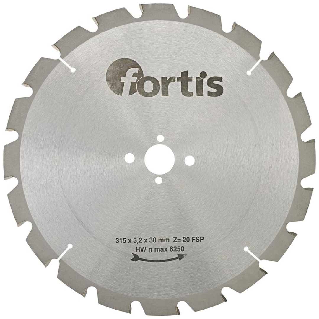 Fortis HW-Kreissägeblatt 315 x 3,2 x 30 mm Z20LF-Bau