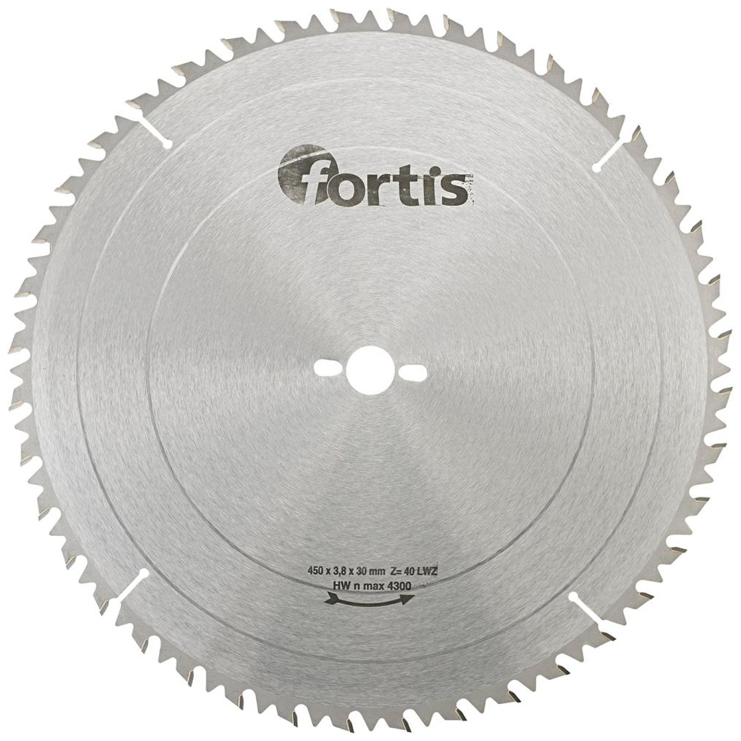 Fortis HW-Kreissägeblatt 450 x 3,8 x 30 mm Z40LWZ