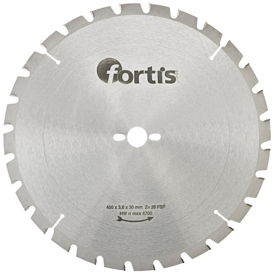 Fortis HW-Kreissägeblatt 400 x 3,8 x 30 mm Z28LF-Bau