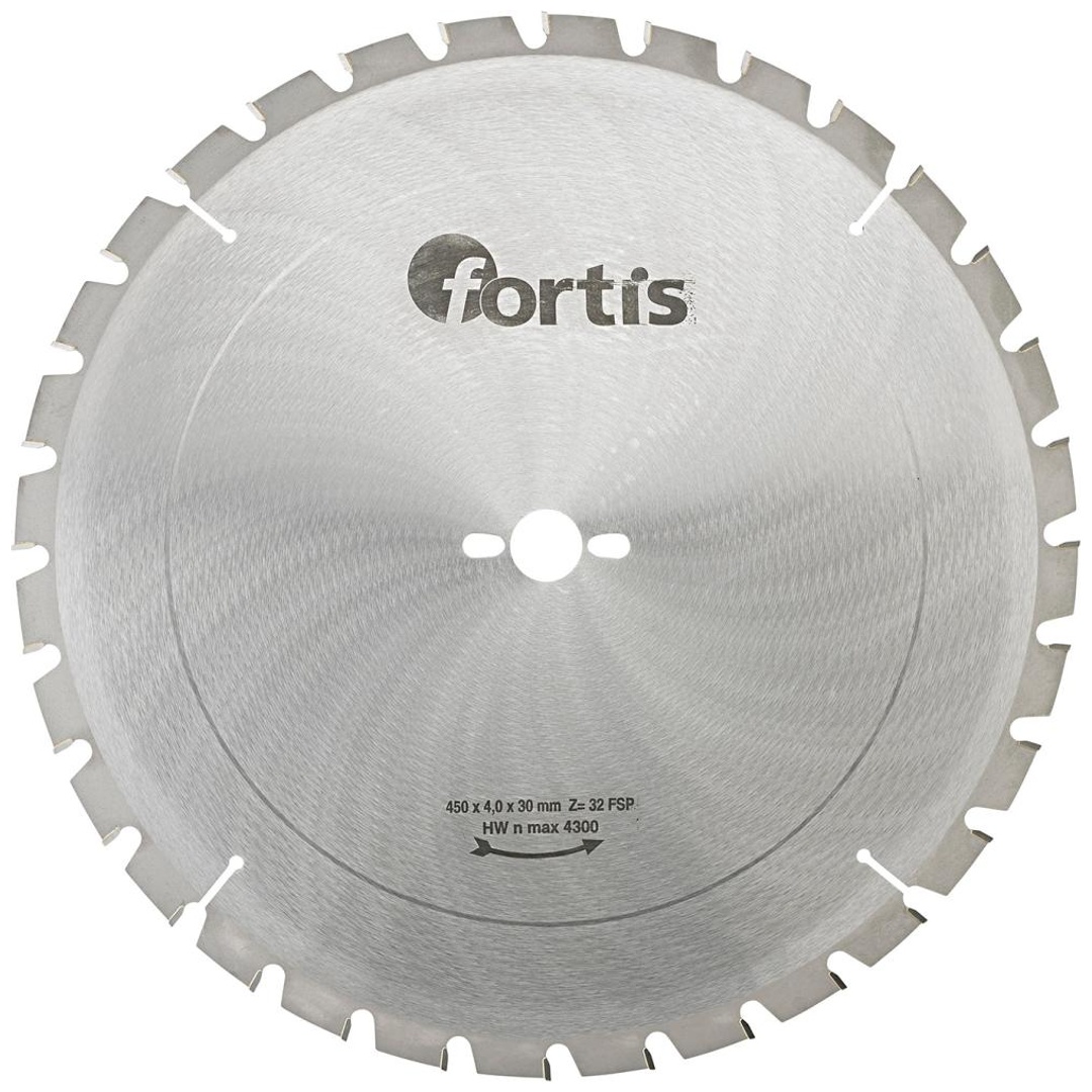 Fortis HW-Kreissägeblatt 450 x 4,0 x 30 mm Z32LF-Bau